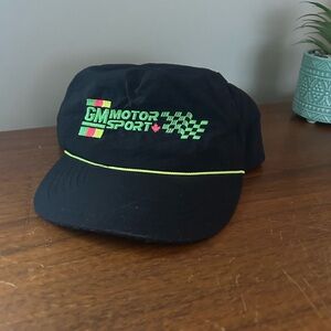Black GM Motor Sport Cap